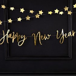 Guirlande Nytr / Guld Folie