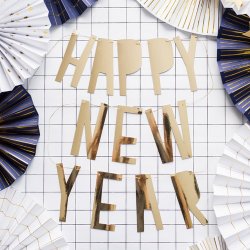 'Happy New Year' Guirlande Blokbogstaver