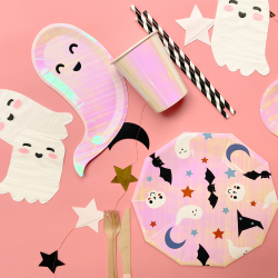 Iriserende Spgelse Tallerken 