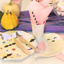 Iriserende Spgelse Tallerken 