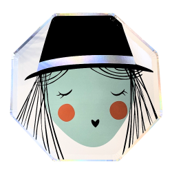 Halloween Hekse Tallerken/ 26 cm. 