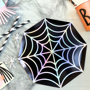 Halloween Spind Tallerken/ 21 cm. 