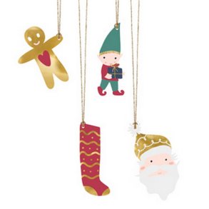 Gavemrker Jul/Brunkage Mix 12 Stk.