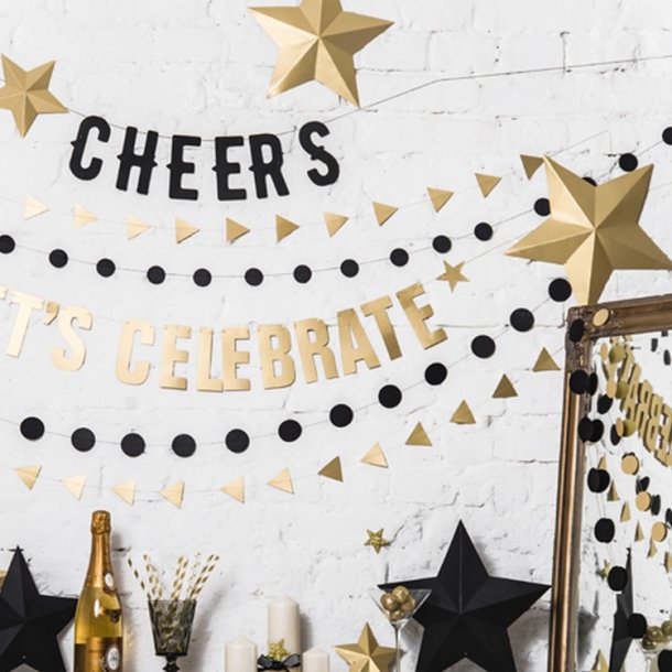 Stjerner Guld/ 6 Stk. 