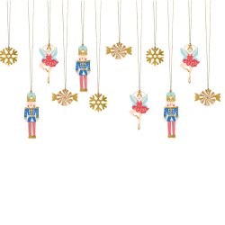 Gavemrker Jul/Nddeknkker Mix 12 Stk.