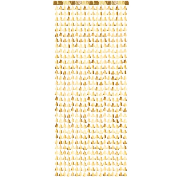 Foliegardin Juletrer / Guld