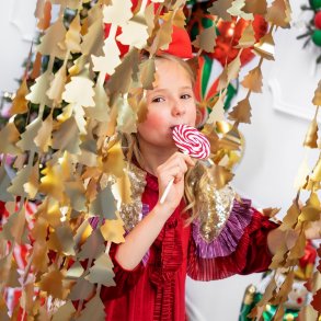 Foliegardin Juletrer / Guld