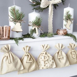 Julekalender Poser / 24 Stk.