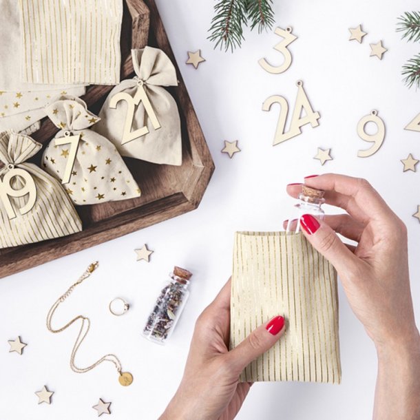 Julekalender Poser / 24 Stk.