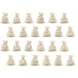 Julekalender Poser / 24 Stk.