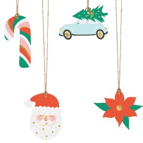 Gavemrker Jul/Julestok Mix 12 Stk.