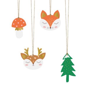 Gavemrker Jul/Rdyr Mix 12 Stk.