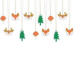 Gavemrker Jul/Rdyr Mix 12 Stk.