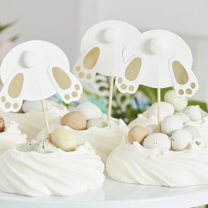 Kagepynt Kaninnumse/ 6 stk.