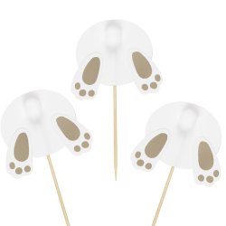 Kagepynt Kaninnumse/ 6 stk.