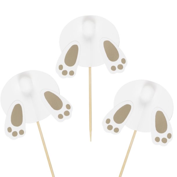 Kagepynt Kaninnumse/ 6 stk.