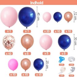 Ballonbue/Royal Blue Mix