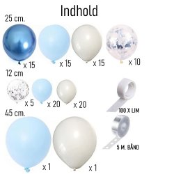 Ballonbue/Bl-Metallic Mix