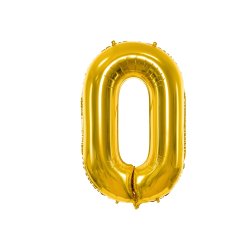 Folie Tal 0-9 35 Cm. / Guld