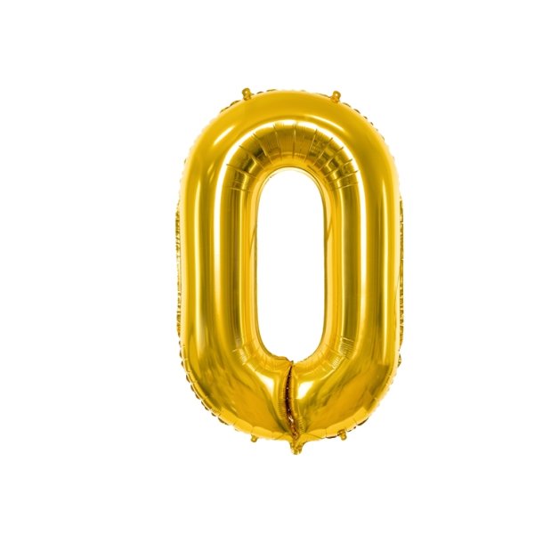 Folie Tal 0-9 35 Cm. / Guld