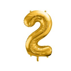 Folie Tal 0-9 35 Cm. / Guld