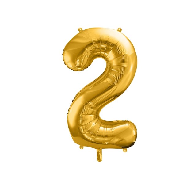 Folie Tal 0-9 35 Cm. / Guld