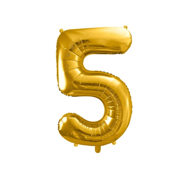 Folie Tal 0-9 35 Cm. / Guld