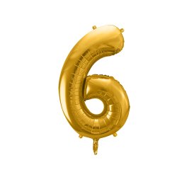 Folie Tal 0-9 35 Cm. / Guld
