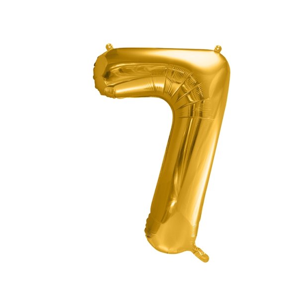 Folie Tal 0-9 35 Cm. / Guld