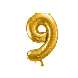 Folie Tal 0-9 35 Cm. / Guld
