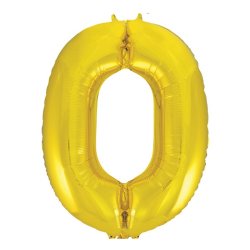 Folie Tal 0-9 102 cm. / Guld