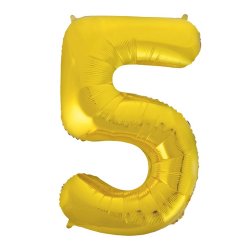 Folie Tal 0-9 102 cm. / Guld