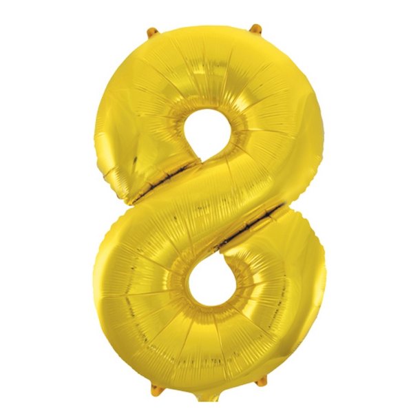 Folie Tal 0-9 102 cm. / Guld