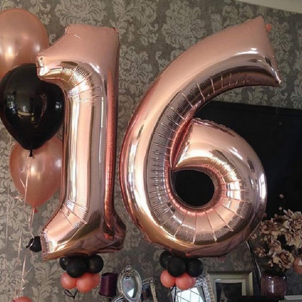 Folie Tal 0-9 102 cm. / Rosegold