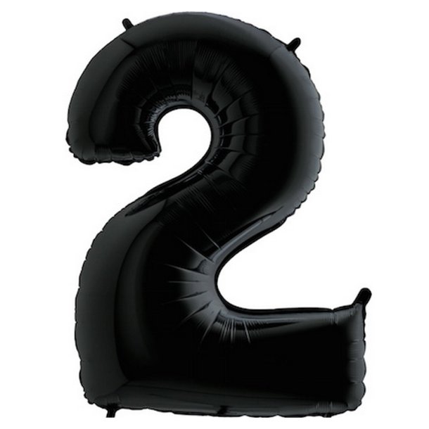 Folie Tal 0-9 102 cm. / Sort