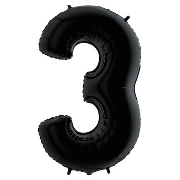 Folie Tal 0-9 102 cm. / Sort