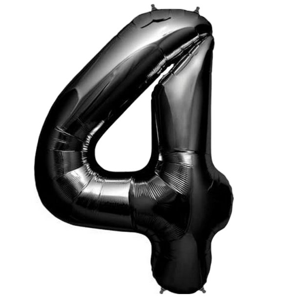 Folie Tal 0-9 102 cm. / Sort