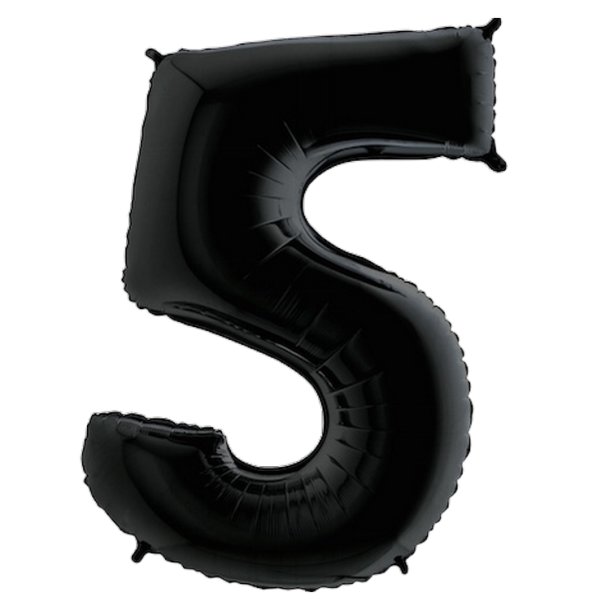 Folie Tal 0-9 102 cm. / Sort