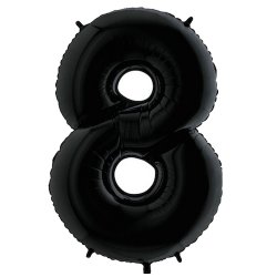 Folie Tal 0-9 102 cm. / Sort