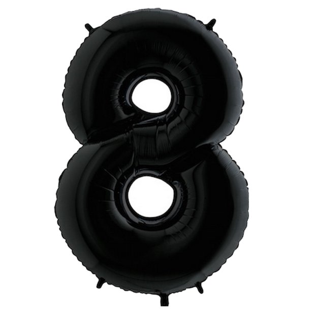 Folie Tal 0-9 102 cm. / Sort