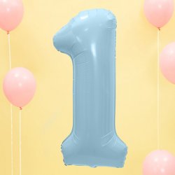 Folie Tal 0-9 86 cm./ Lysebl