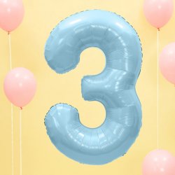 Folie Tal 0-9 86 cm./ Lysebl