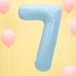 Folie Tal 0-9 86 cm./ Lysebl