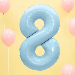 Folie Tal 0-9 86 cm./ Lysebl