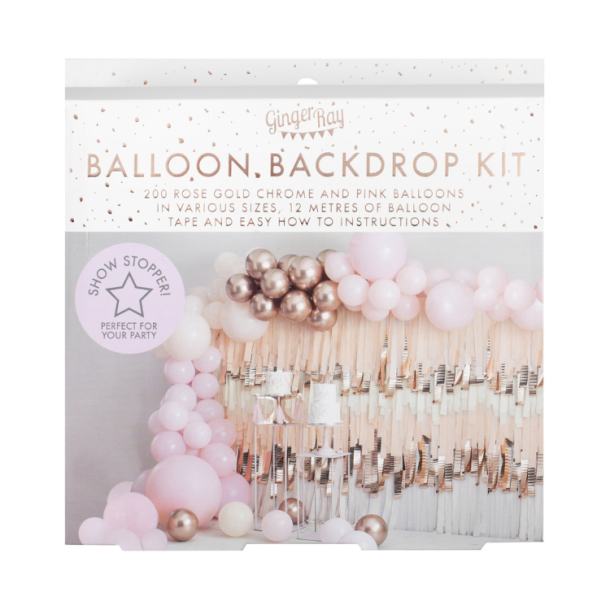 Ballonbue Rosegold-Pink Luksus Mix