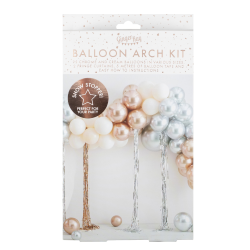 Ballonbue Metallic Rosegold Mix