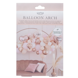  Ballonbue Polterabend Rosegold