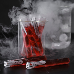 Halloween Blodprve Glas/ 10 Stk. 