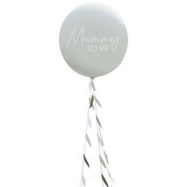 'Mummy To Be' Sage Grn Ballon M. Hale