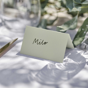 Bordkort Sage/ 10 Stk.